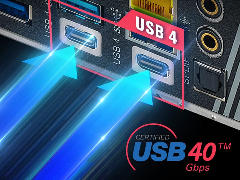 Gelişmiş USB4 Type-C